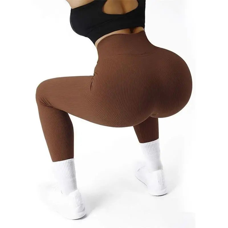 Women's High-Waisted Stretch Gym Leggings, image 11 of 17