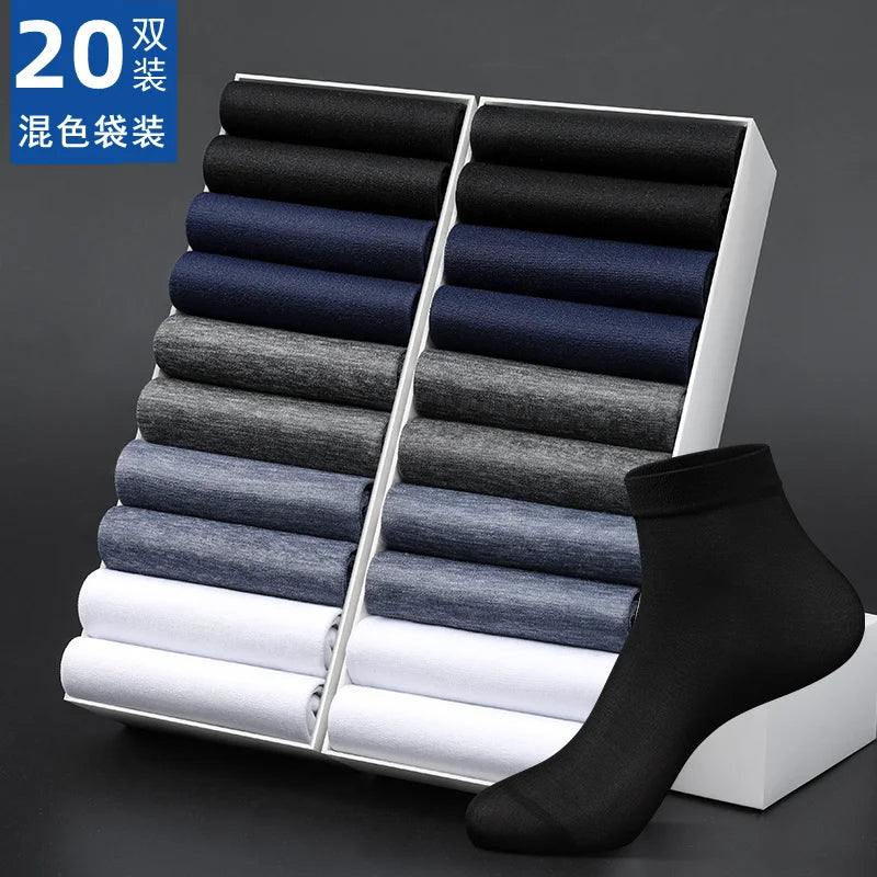 Men's Breathable Cotton Ankle Socks, image 52 of 58