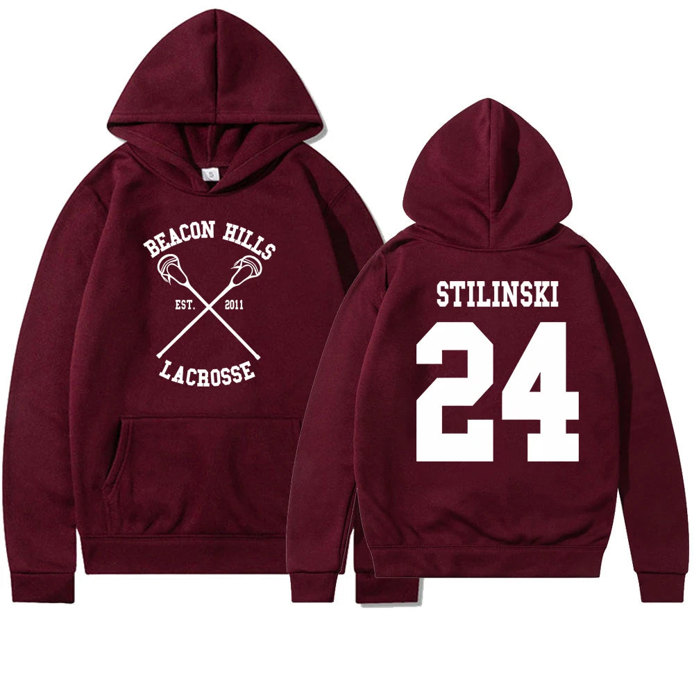 Teen Wolf Hoodies STILINSKI 24 LAHEY 14 MCCALL