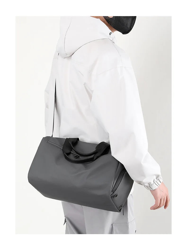 Zipper Large Capacity Oxford Travel Bags Solid Fitness