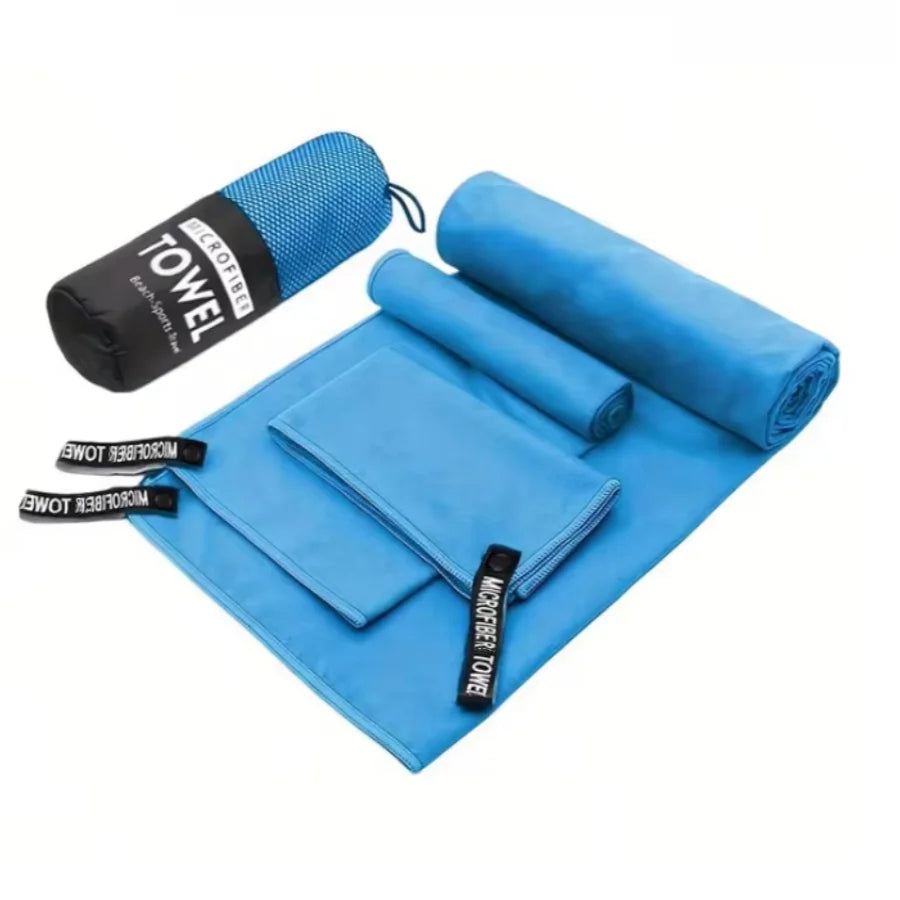 3PCS Quick Dry Beach Towel, Microfiber Travel Towel