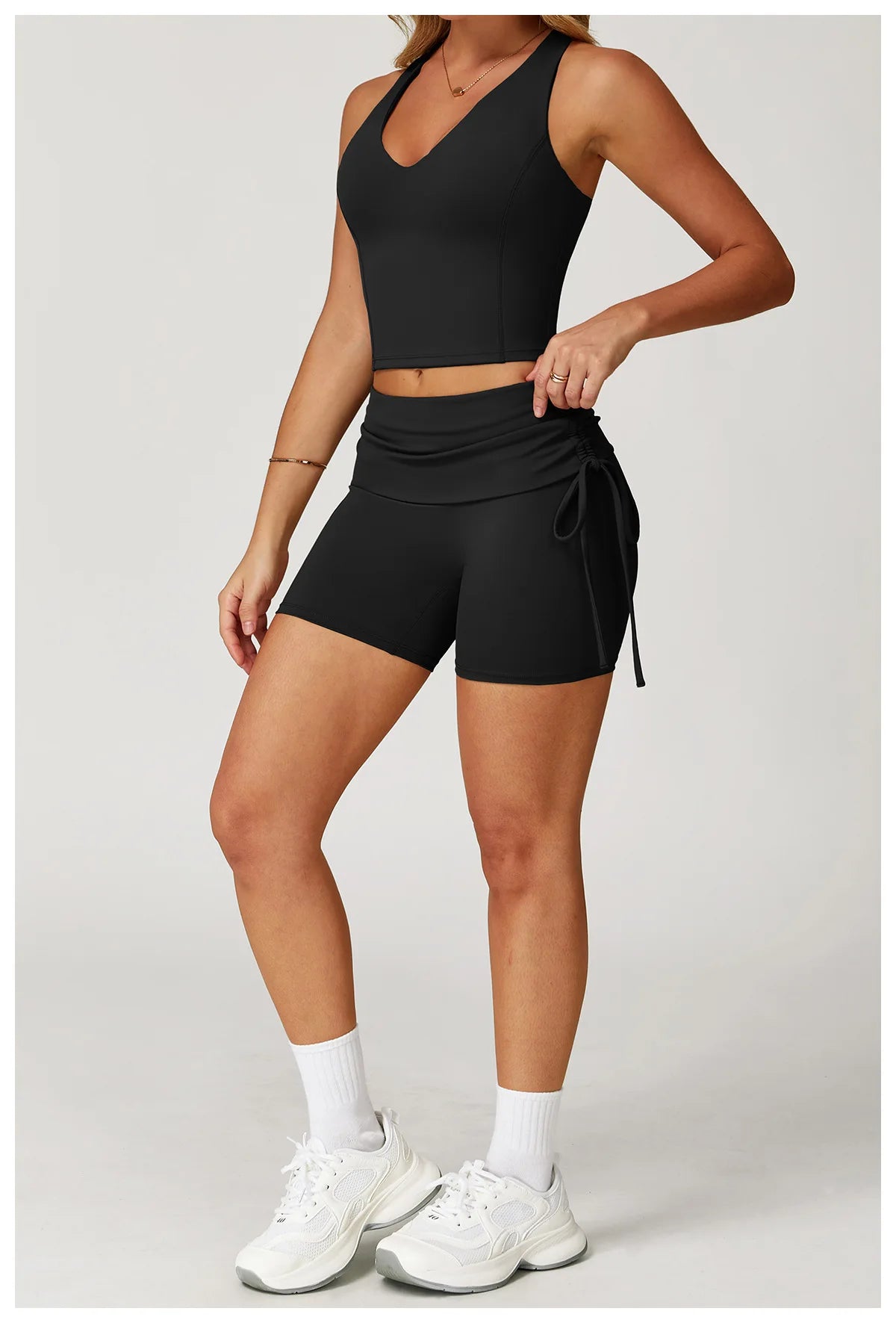 Women's Sports Bra and Bottoms Yoga Set, image 26 of 44