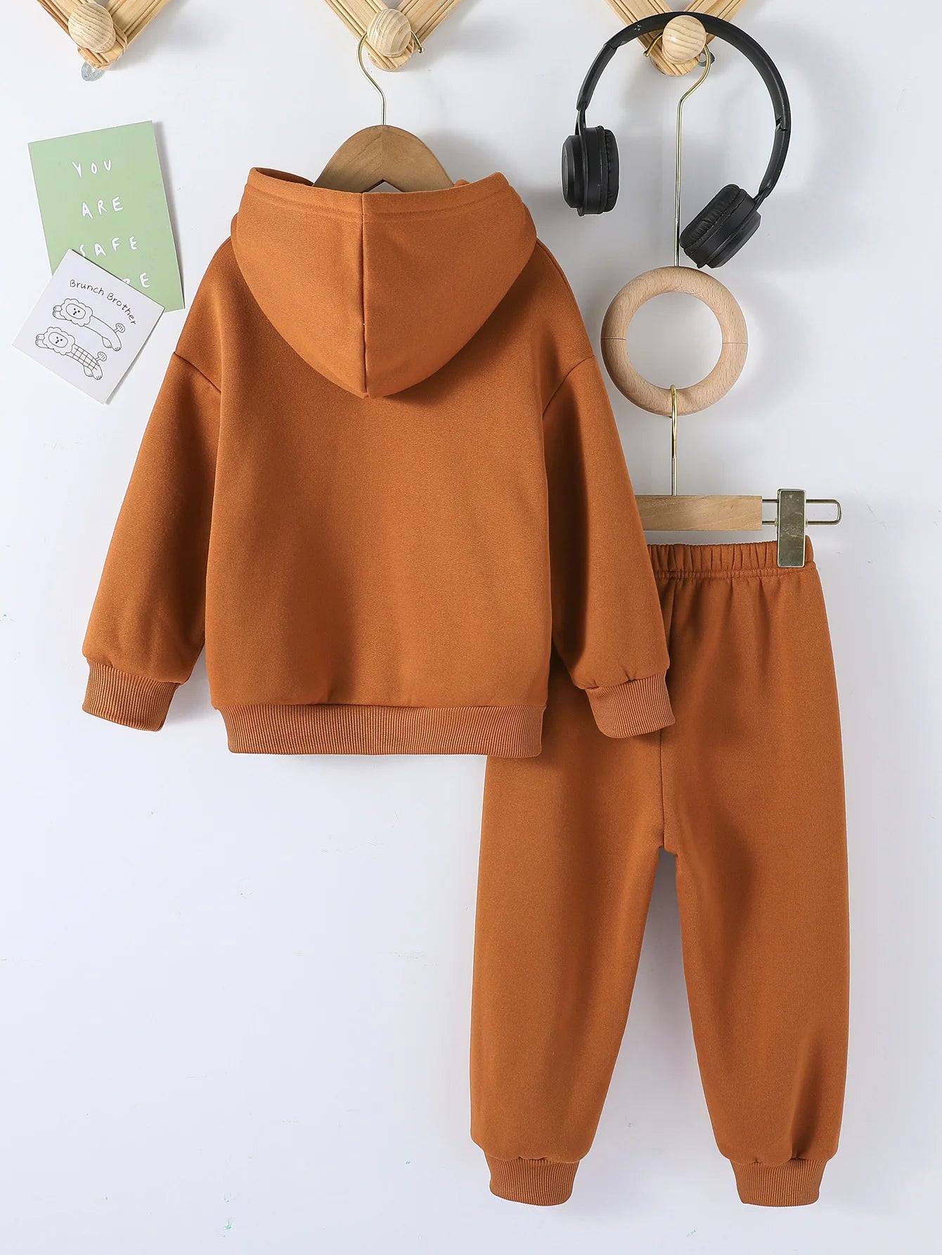 Kids Fashion 2pcs Pullover Hoodie+Pants Suits 1-8Y Years
