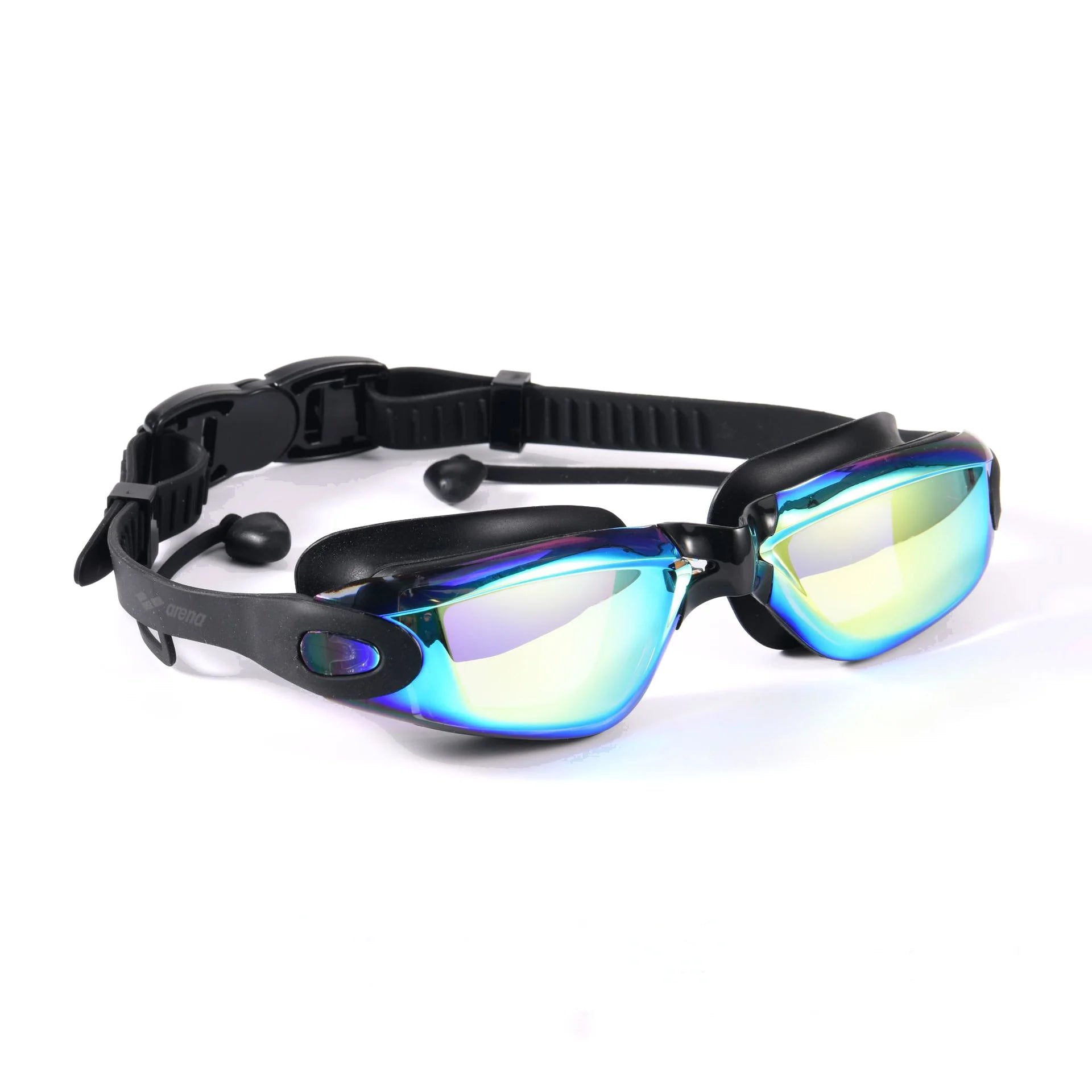 ARENA Professional Adult Anti-fog Swimming Goggles Earplugs Men