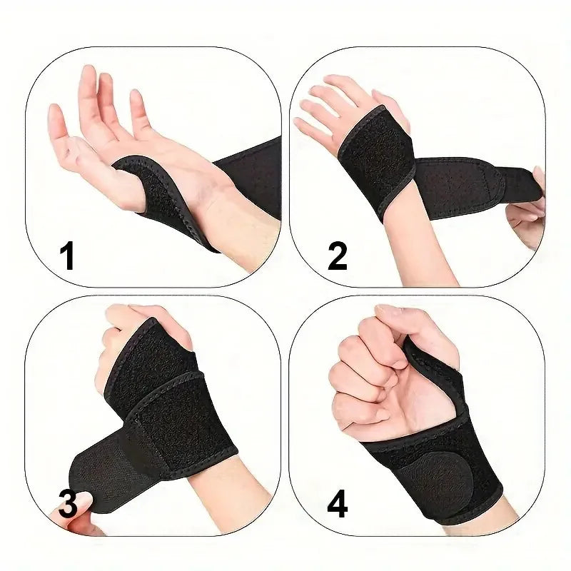 Adjustable Compression Wrist Wrap, One Size