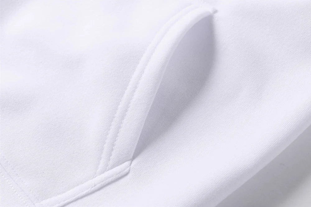 Men's Plain Fleece-Lined Pullover Hoodie, image 14 of 26