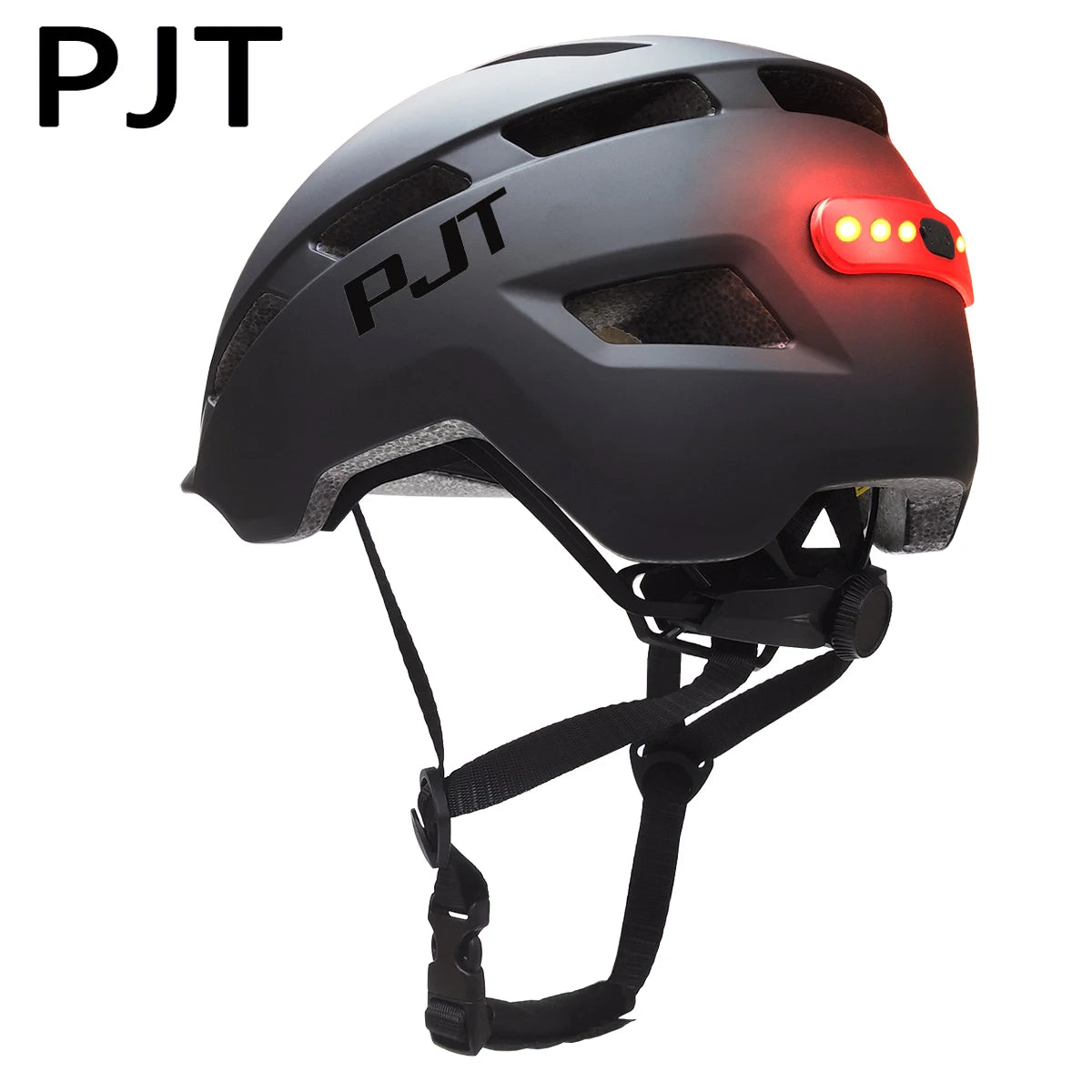PJT In-Mould Bike Helmet with USB Rear Light, image 2 of 18