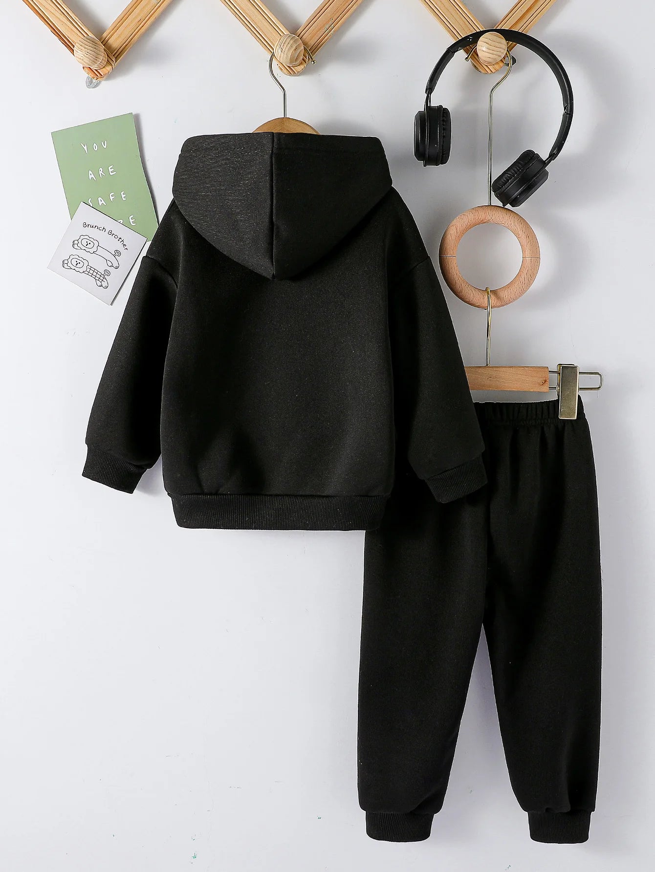 Kids Fashion 2pcs Pullover Hoodie+Pants Suits 1-8Y Years