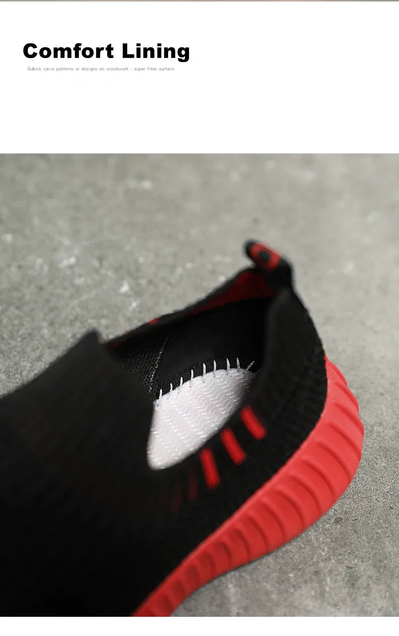 Kids' Slip-On Sock-Style Running Trainers, image 13 of 35