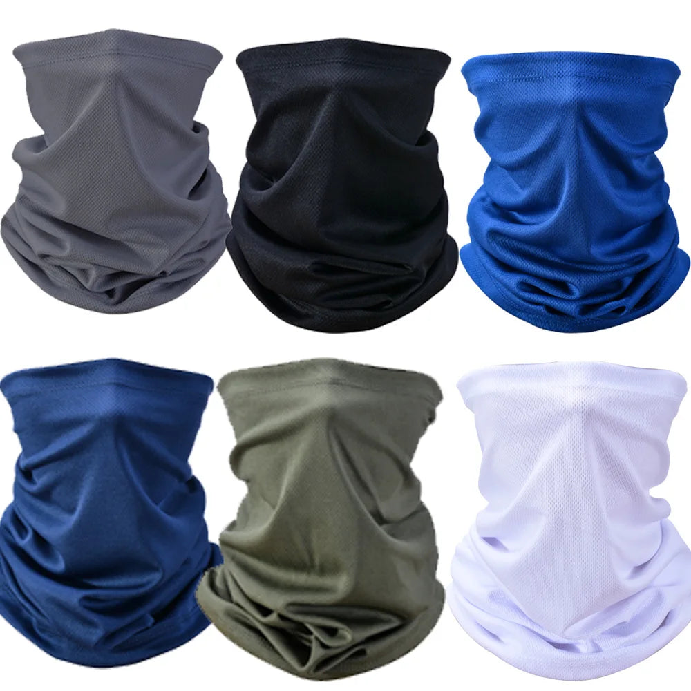 Solid Colour Multi-Use Neck Warmer Tube