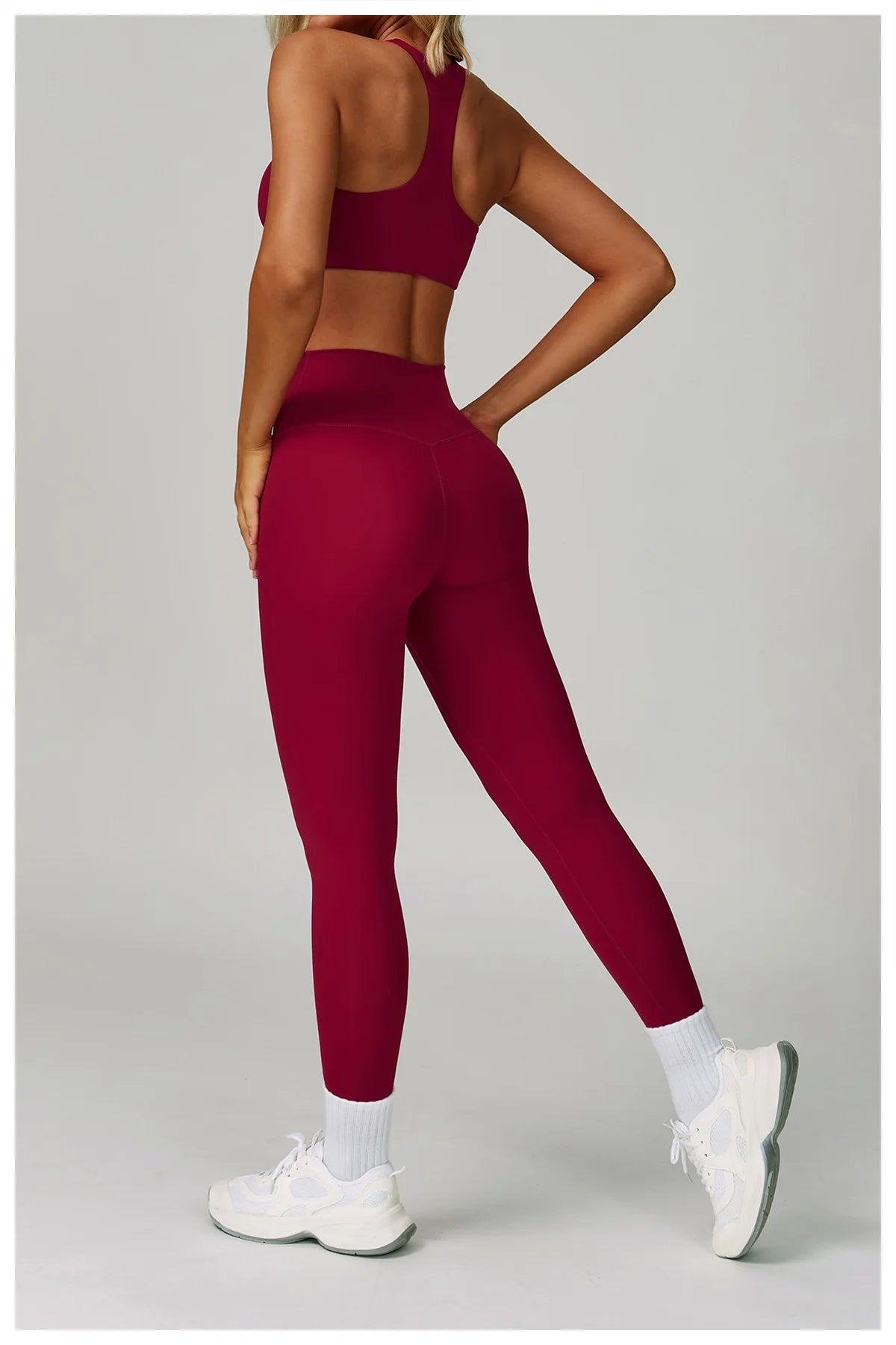 2 Piece Yoga Clothes Women Sport Set Tracksuit