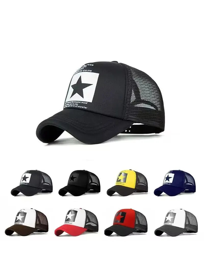 Fashion Spring Baseball Cap Snapback Mesh Hats Hip