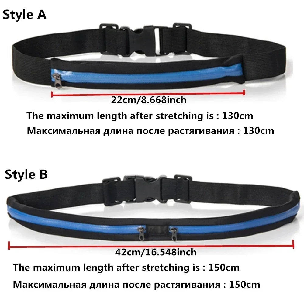 Adjustable Double-Pocket Running Waist Pack, image 8 of 25