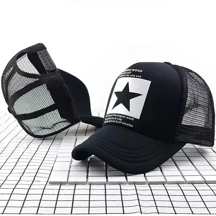 Fashion Spring Baseball Cap Snapback Mesh Hats Hip
