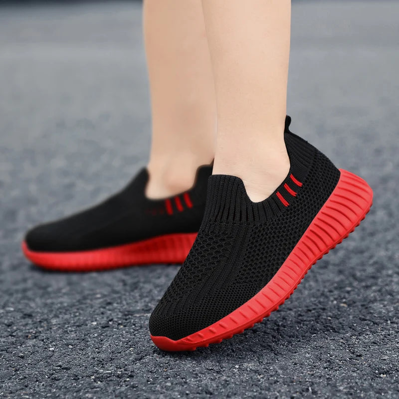 Kids' Slip-On Sock-Style Running Trainers, image 24 of 35