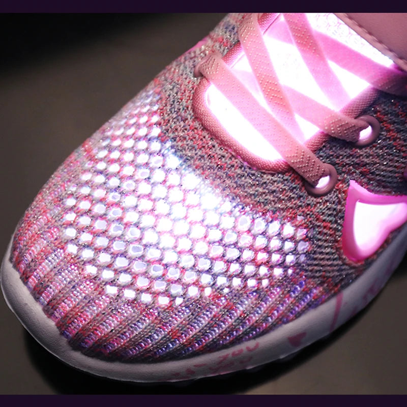 Girls Casual Shoes Light Mesh Sneakers Kids Summer