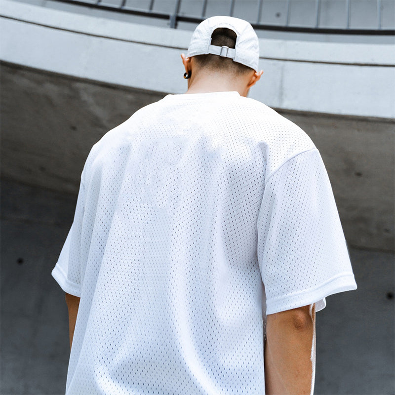 Men's Oversized Drop-Shoulder Gym T-Shirt