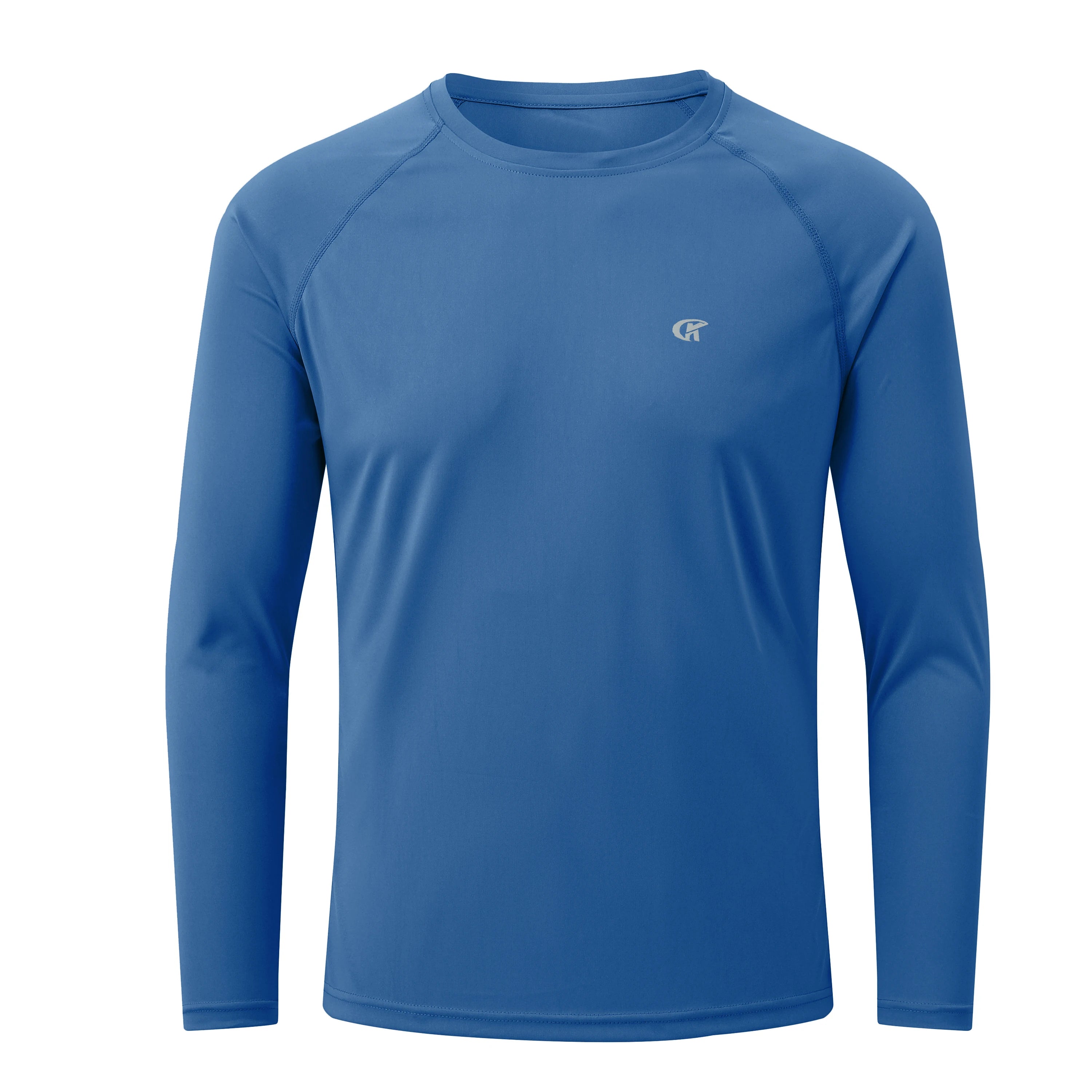 Men UPF 50+ Long Sleeve T-Shirt, Rash Guard