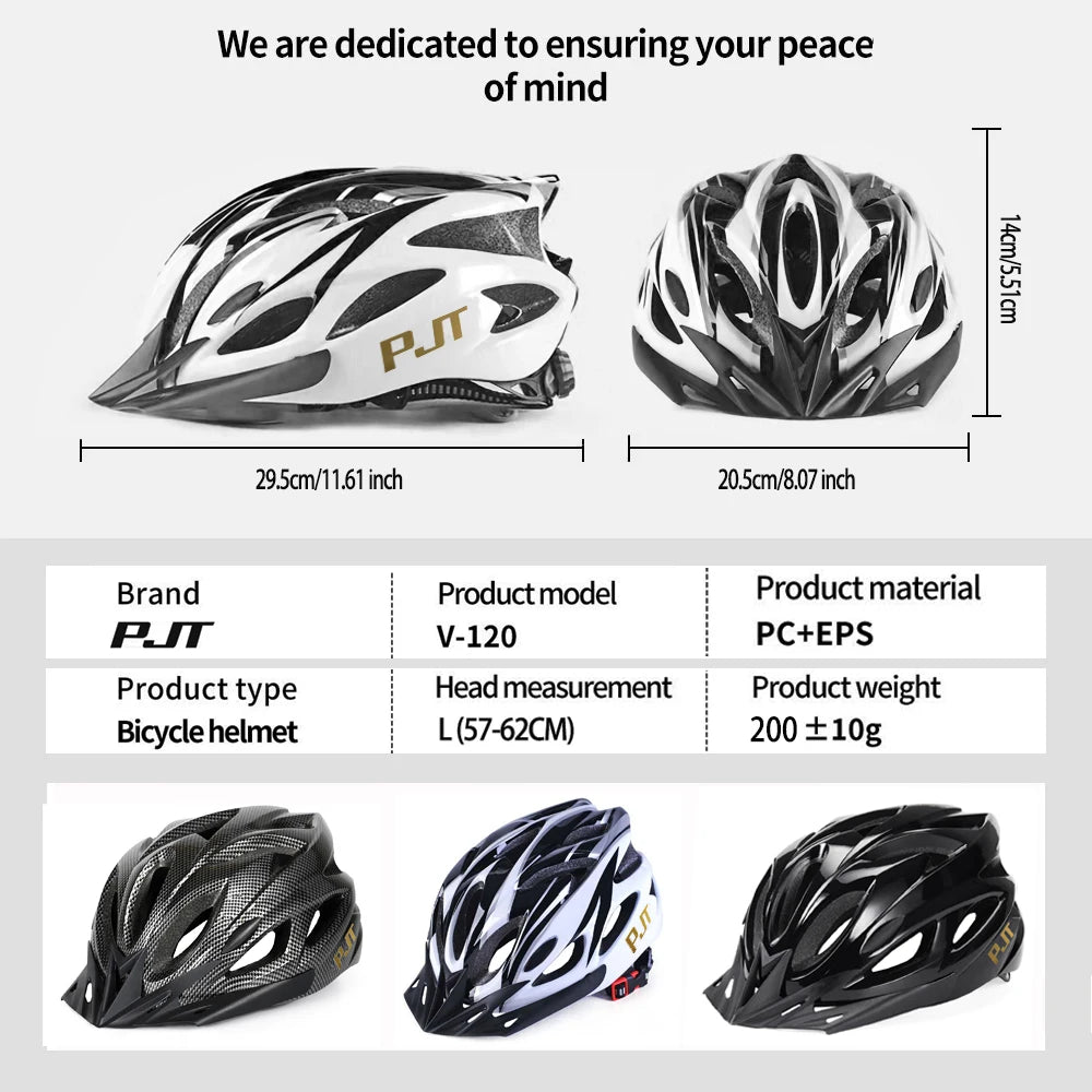 PMT Lightweight Cycling Helmet Comfort Lining Hollow Riding