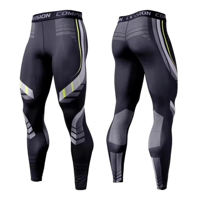 Men's Compression Pants Men Sportswear Training Legging Gym