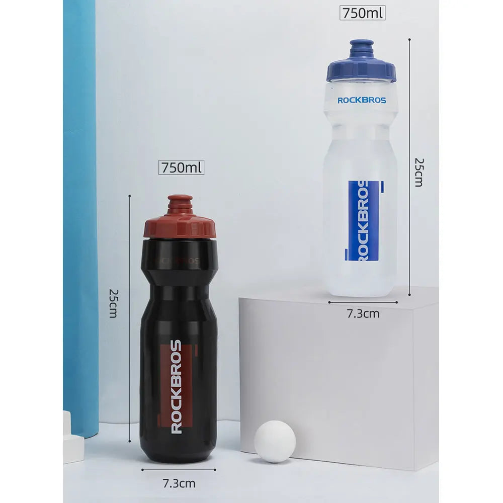 ROCKBROS Cycling Water Bottle+Water Bottle Holder 2-Piece Set