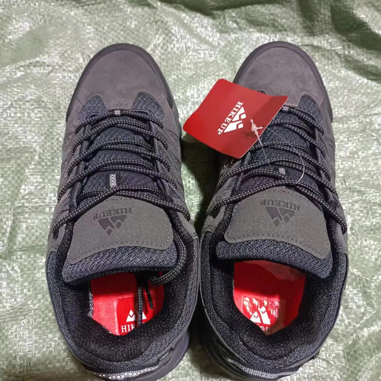 HIKEUP New Arrival Mens Hiking Shoes Breathable Lace