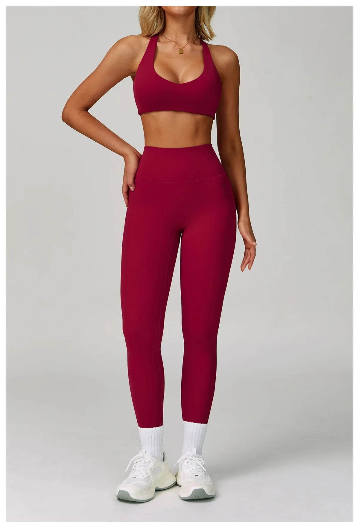 2 Piece Yoga Clothes Women Sport Set Tracksuit
