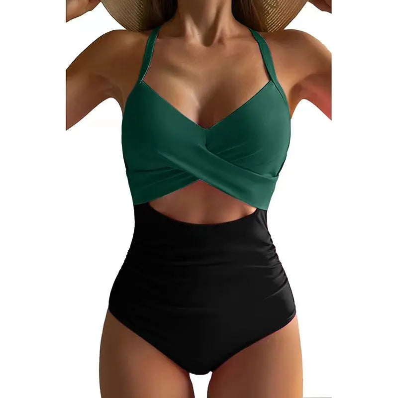 Women's Cross-Back One-Piece Swimsuit, image 16 of 33