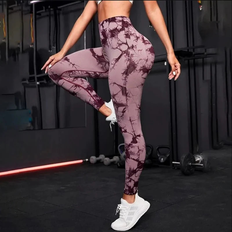 Women's Seamless High-Waist Yoga Leggings, image 5 of 16