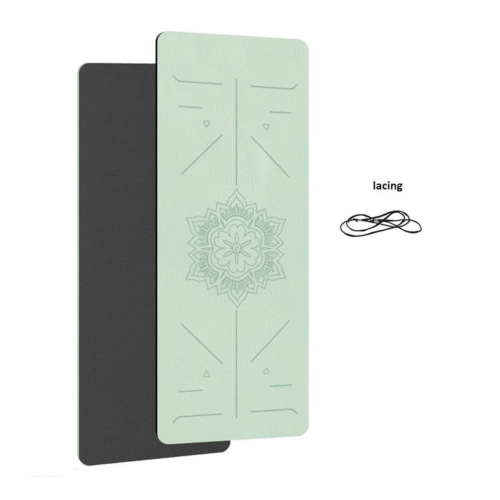 Non-Slip TPE Yoga Mat with Carry Strap