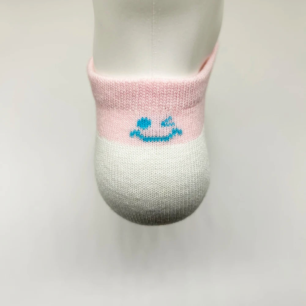 Women's Cotton No-Show Socks, 4 Pairs
