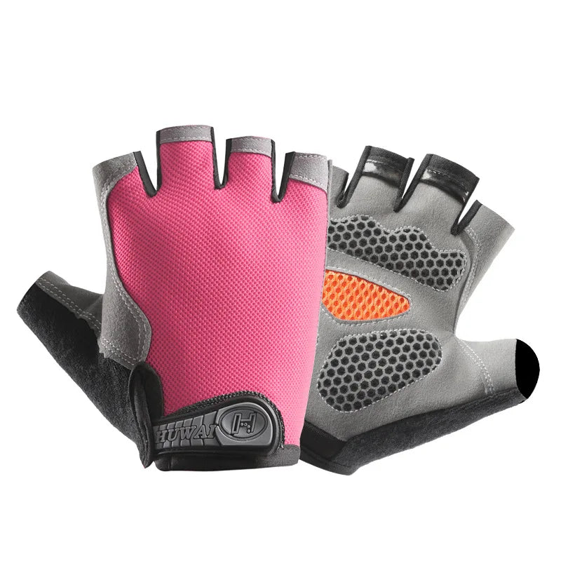 Unisex Half-Finger Anti-Slip Gym Gloves
