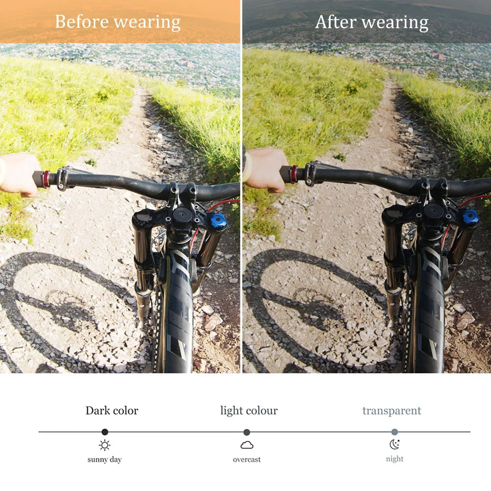 Polarized Cycling Sunglasses UV Protection Windproof Glasses Men