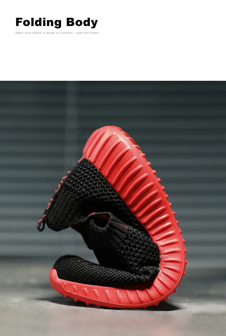 Kids' Slip-On Sock-Style Running Trainers, image 12 of 35