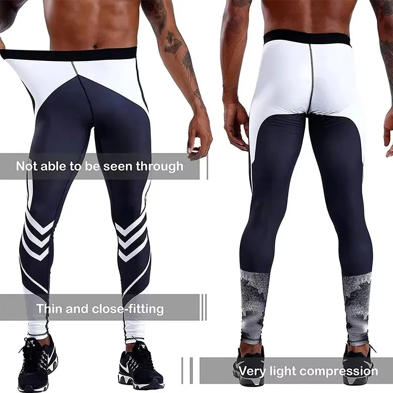 Men's Compression Pants Men Sportswear Training Legging Gym