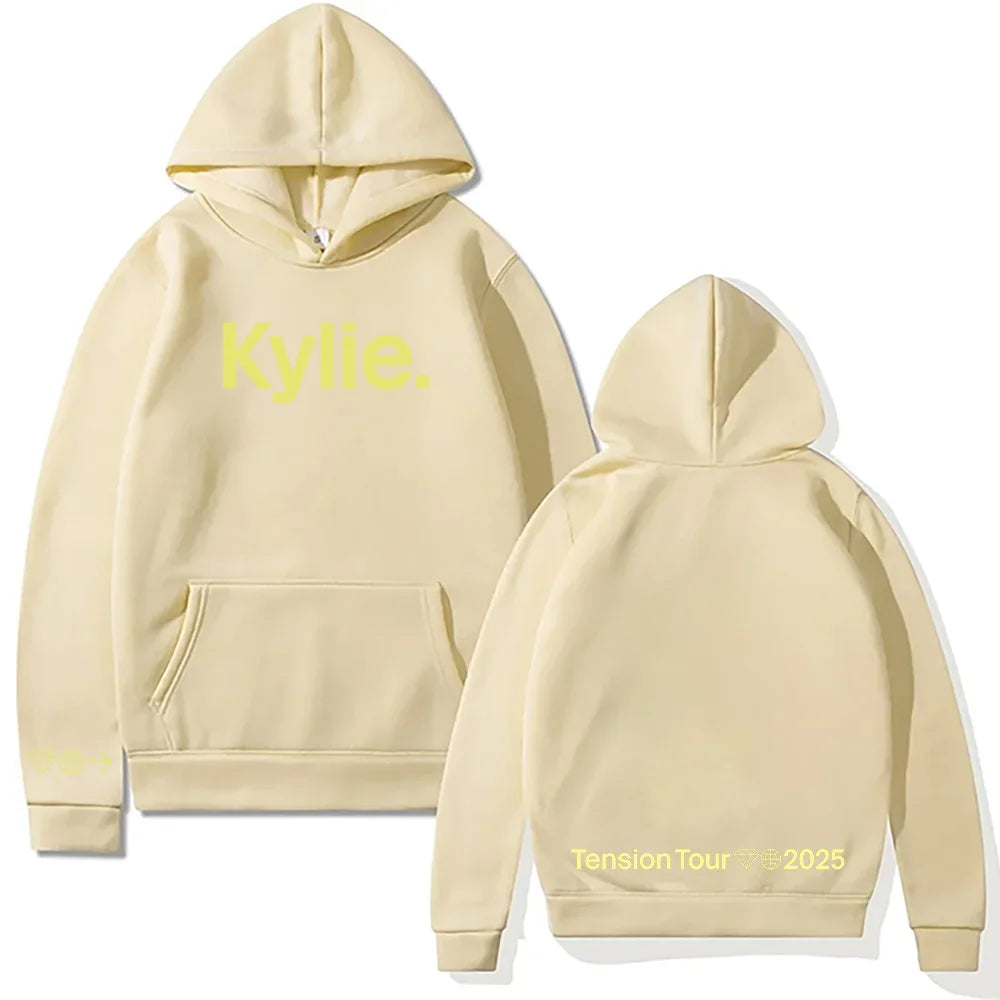 Kylie Minogue Tension Tour Logo Hoodie Hip Hop