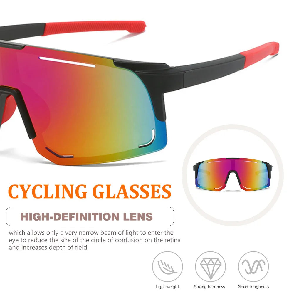 Polarized Cycling Sunglasses UV Protection Windproof Glasses Men