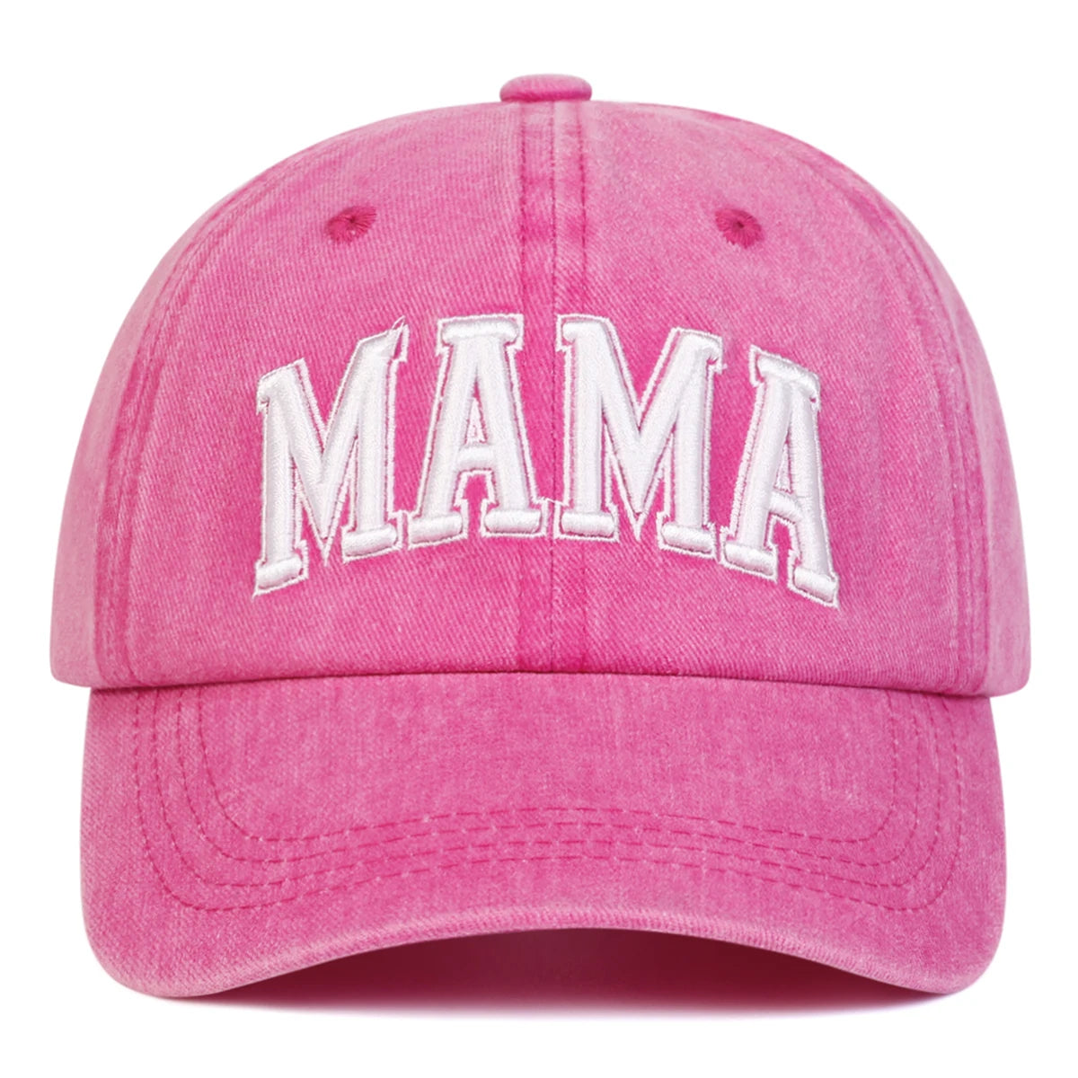 Unisex Parent Child 3D MAMA/MINI Embroidery Wash Baseball