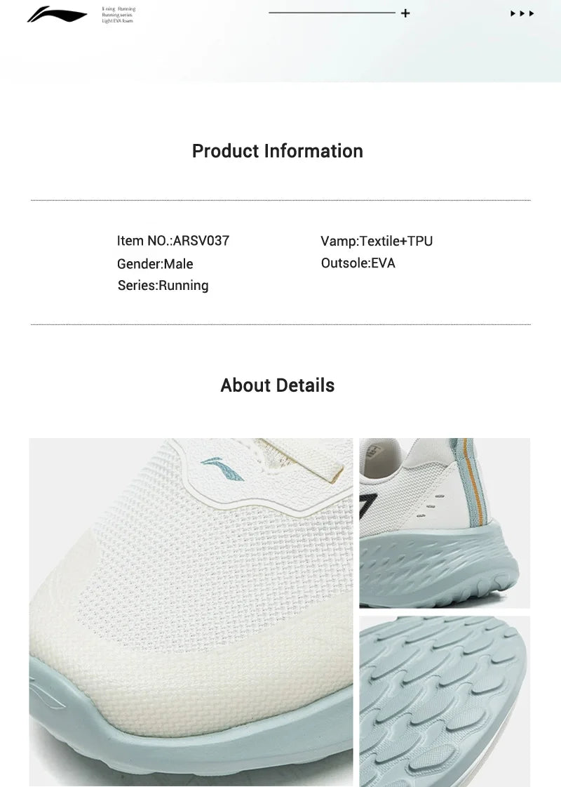 Li-Ning Men LIGHTCLOUD Running Jogger Shoes Breathable Comfortable