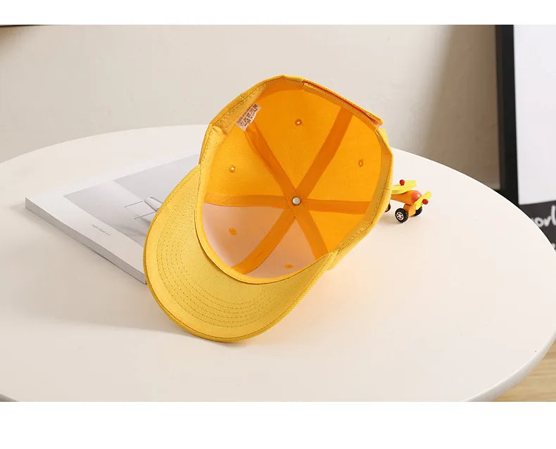 Fashion Candy Color Kids Baseball Cap Sun Protection