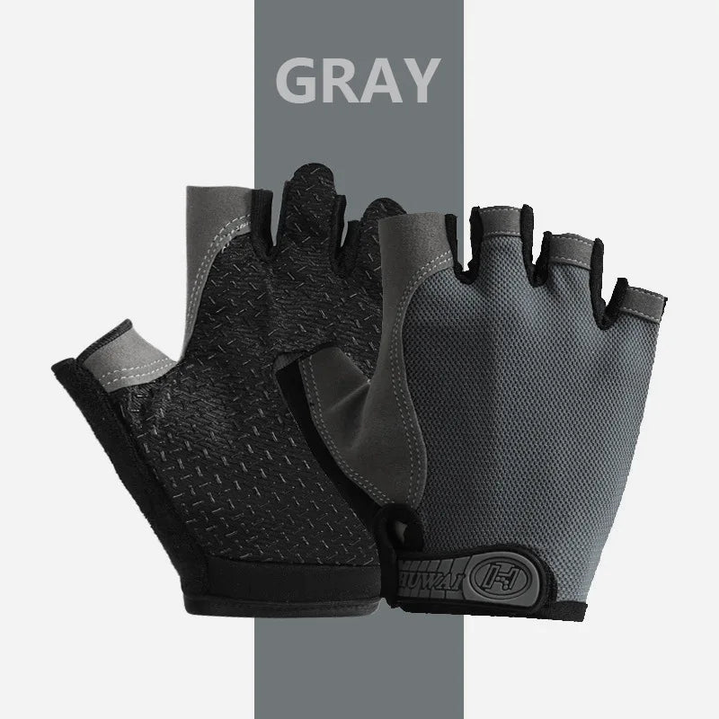 Unisex Half-Finger Anti-Slip Gym Gloves