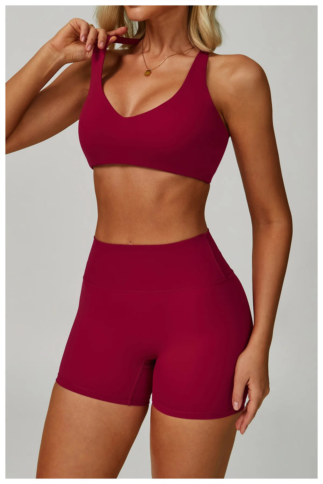 Women's 2-Piece Yoga Set, Leggings or Shorts
