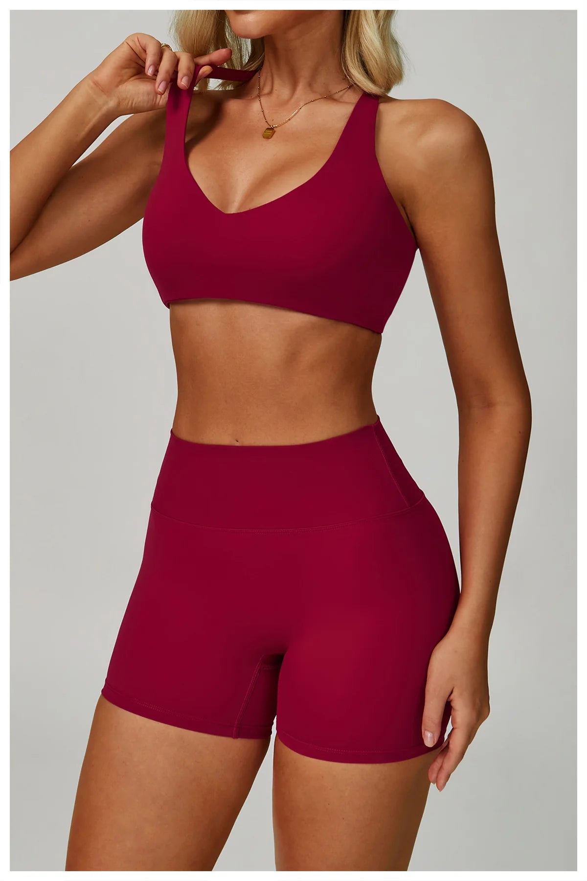 Women's 2-Piece Yoga Set, Leggings or Shorts, image 16 of 60