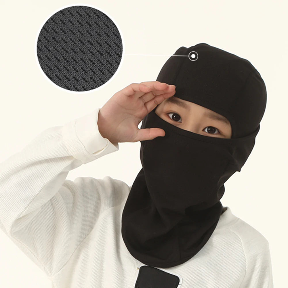 Kids' Windproof Full-Face Ski Balaclava, image 4 of 16