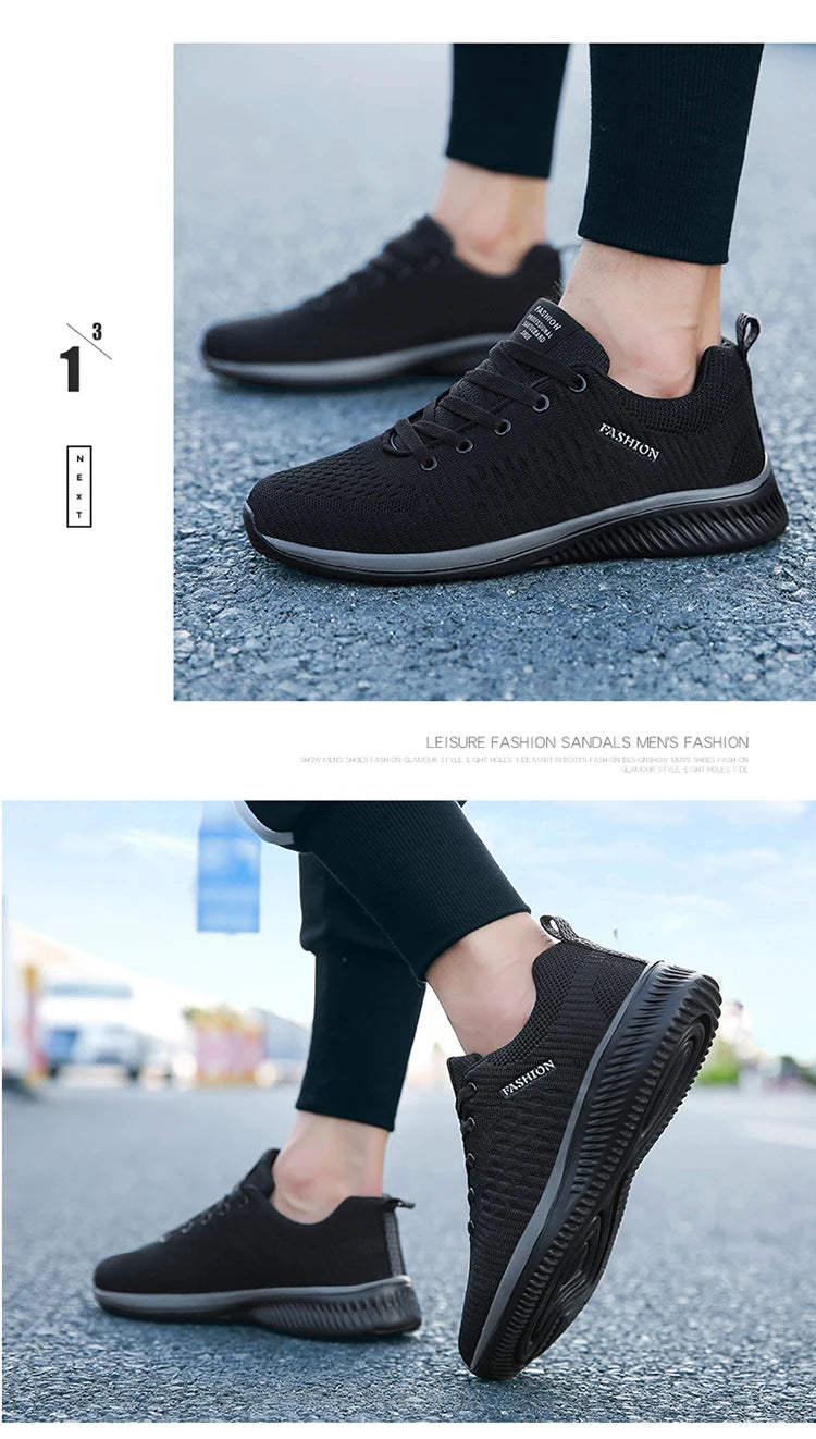 Men Running Shoes Breathable Light Comfortable Men's Casual