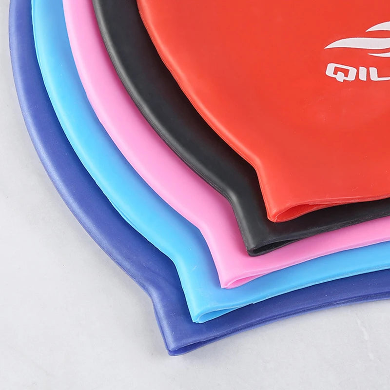 Adult Silicone Swimming Cap, 10 Colours
