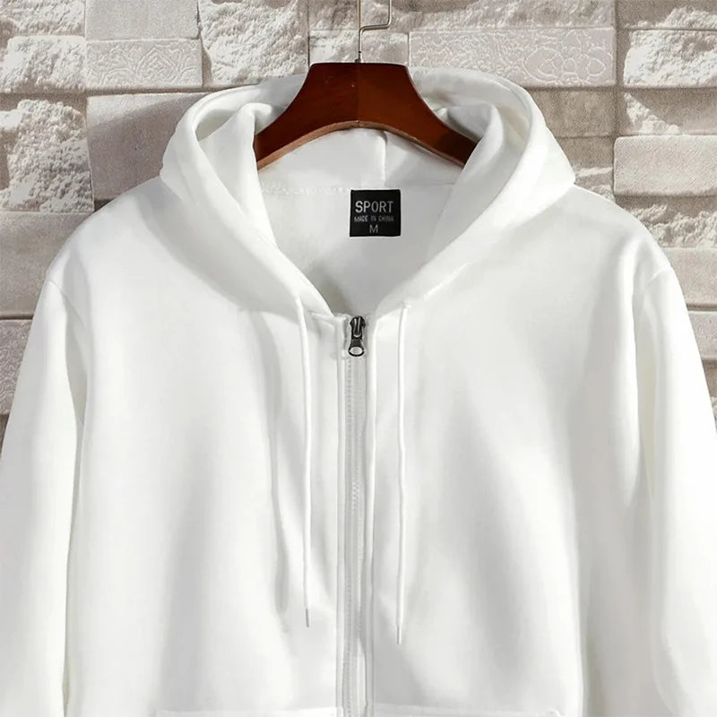 Men's Full-Zip Hoodie with Brushed Lining, image 15 of 21