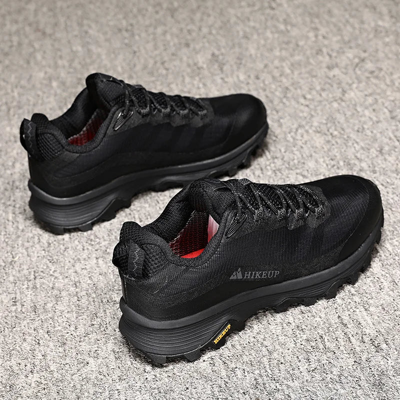 HIKEUP Outdoor Running Shoes Men Women Anti-skid Hiking