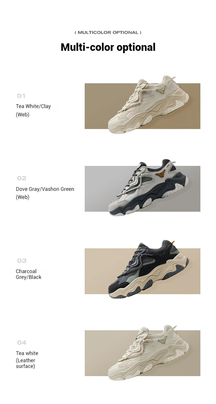 Xtep Volcano Casual Shoes Men 2025 Spring Comfortable