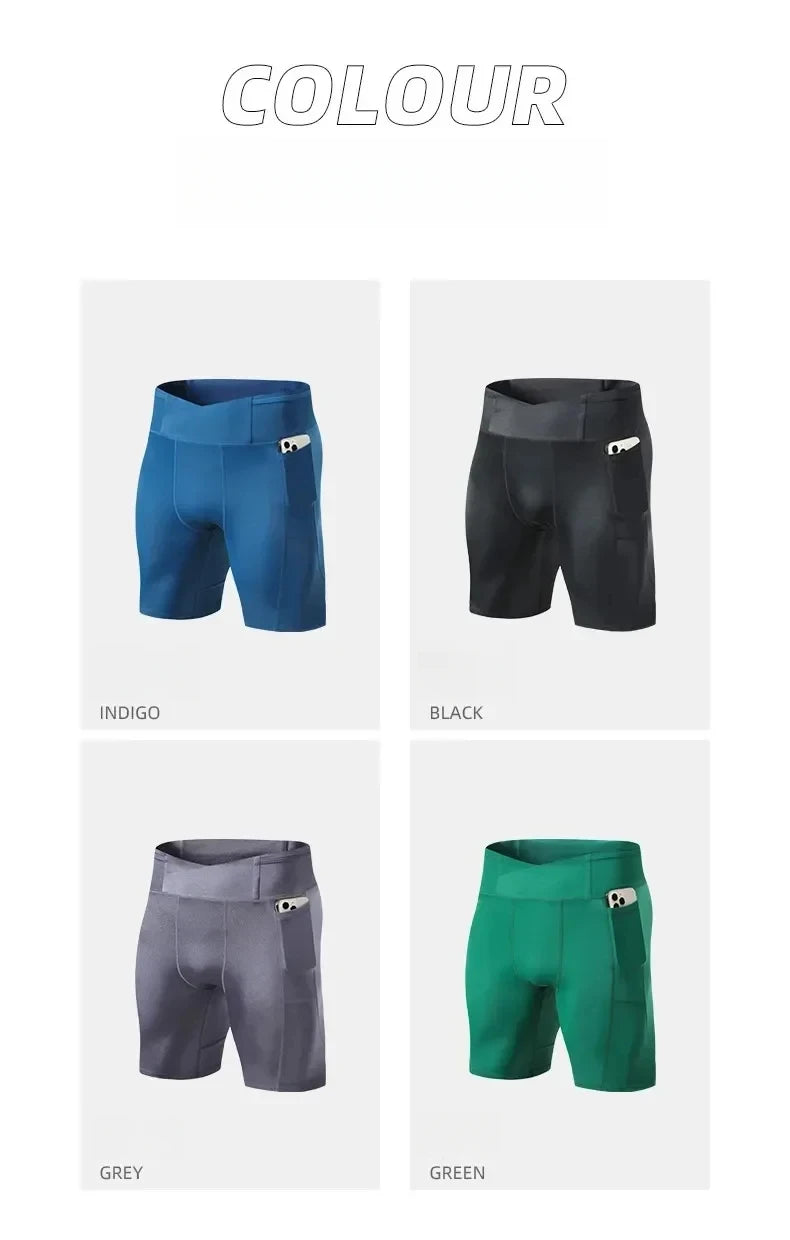 Men's and Women's Compression Running Shorts, image 15 of 48